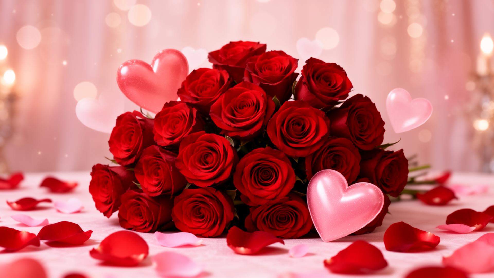 Romantisk Valentine's Day middag